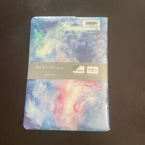 MacBook Air 13” 2010-2017 blue/pink galaxy design hardshell case